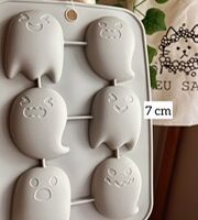 Forma de silicone Fantasma Grande  - 6 cavidades.