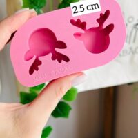 Forma de silicone renas.