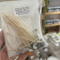 Kit pavio com ilhós + adesivo - 20 un. (FINO)