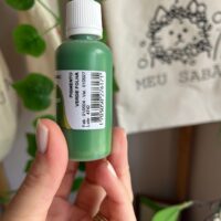Pigmento Cosmético Verde folha Saramanil - 30ml.