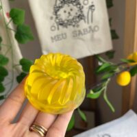 Corante cosmético em Pó Hidro - Amarelo (4g).