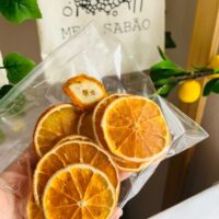 Laranja desidratada fatiada - 50g.