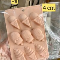 Forma de silicone sorvetinhos.