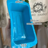 Forma de silicone barra retangular - 1kg.