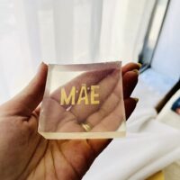 Carimbo de acrílico “Mãe “. Mod 2