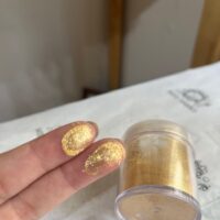Mica Glitter Dourada Cintilado Solar- 10g.
