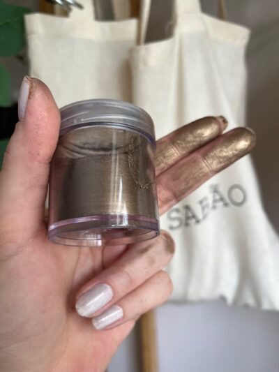 Mica marrom Mocha Brown 10g.