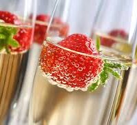 Essência oleosa Morango e champagne- 100g.