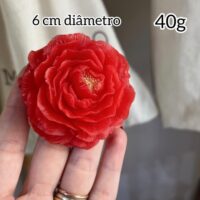 Forma em silicone Peônia.
