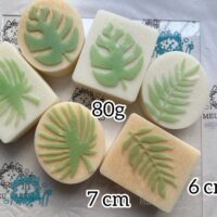 Forma em silicone Folhas do jardim - 6 cav