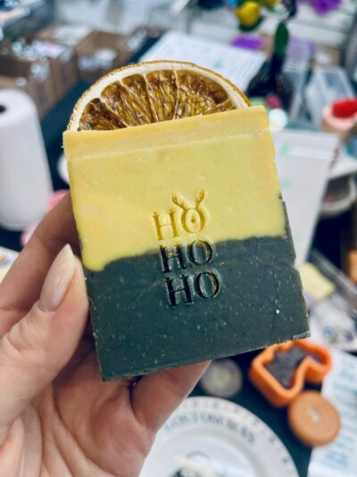 Carimbo de acrílico "Hohoho rena"