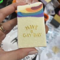 Carimbo de acrílico "Have a gay day"