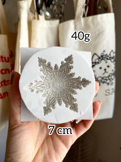 Forma de silicone Floco de Neve Arabesco.